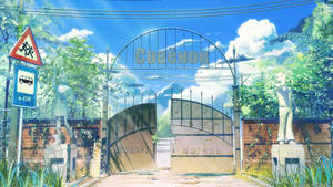Summer camp gate