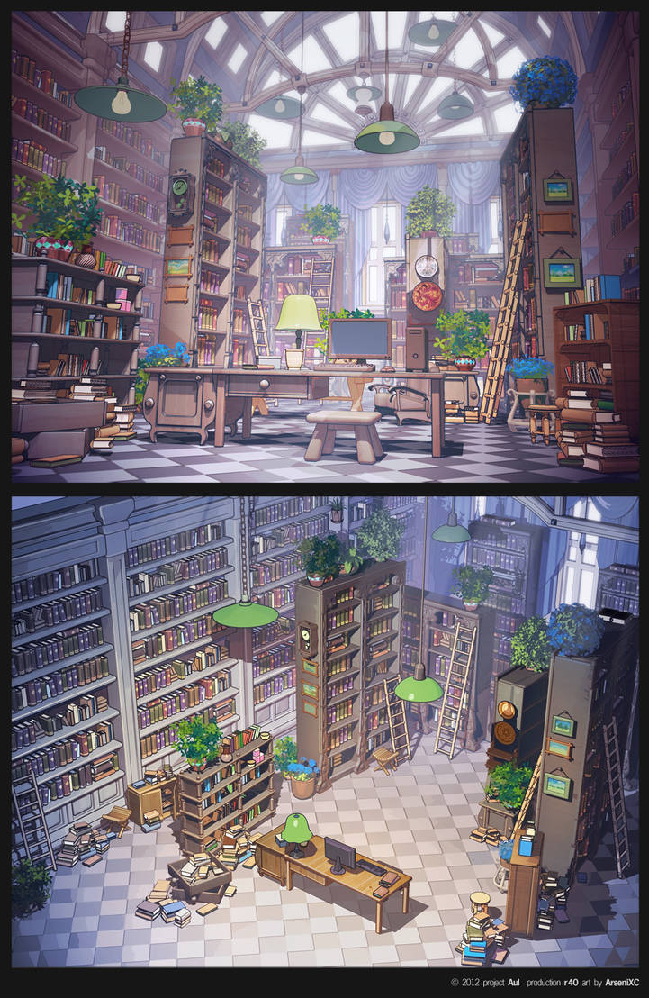 Library by arsenixc on DeviantArt
