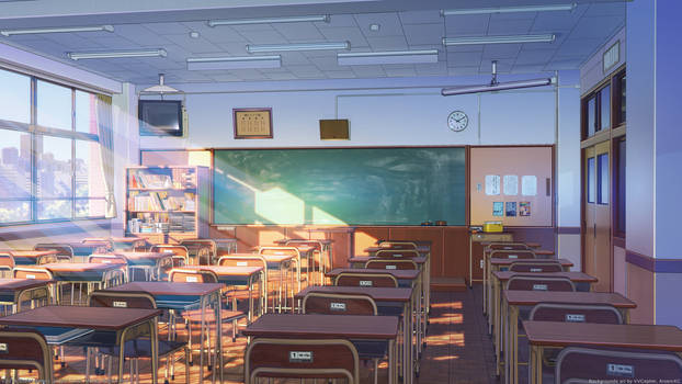 Anime Background - Classroom by FireSnake666 on DeviantArt