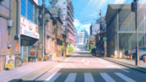 Tokyo street animation