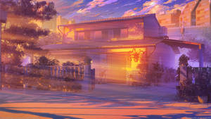 Himitsu House sunset