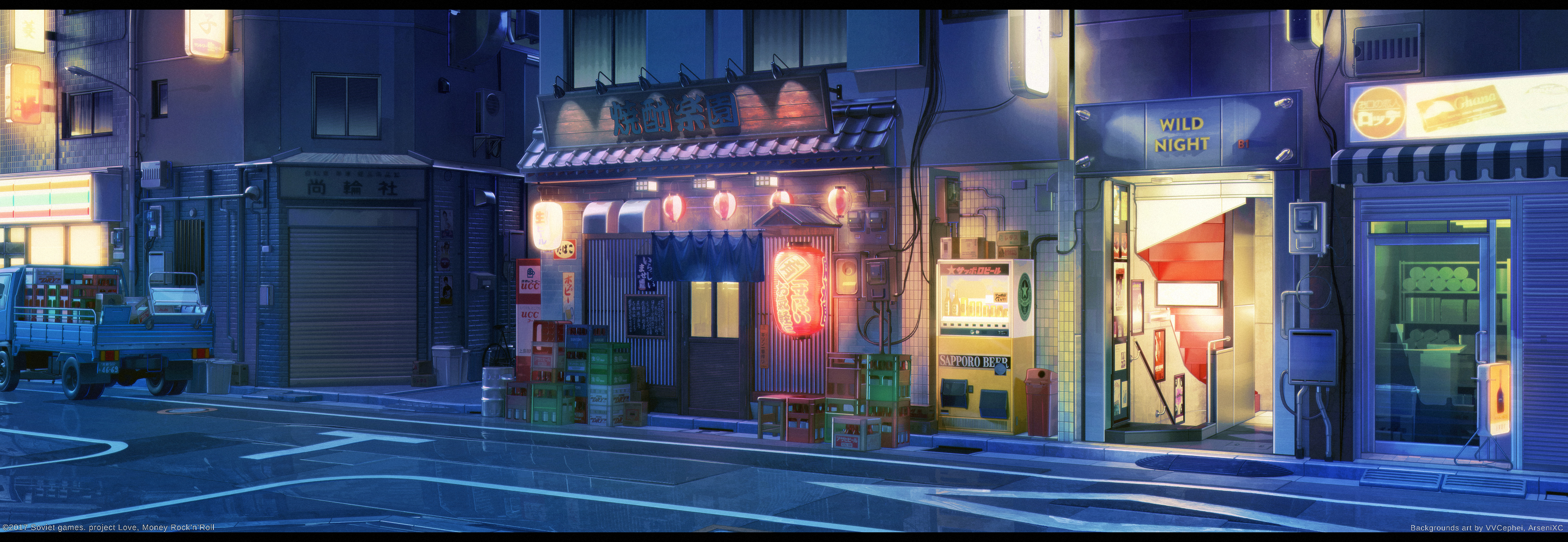 Street club night by arsenixc on DeviantArt