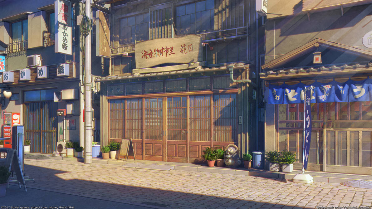 Restaurant street by arsenixc