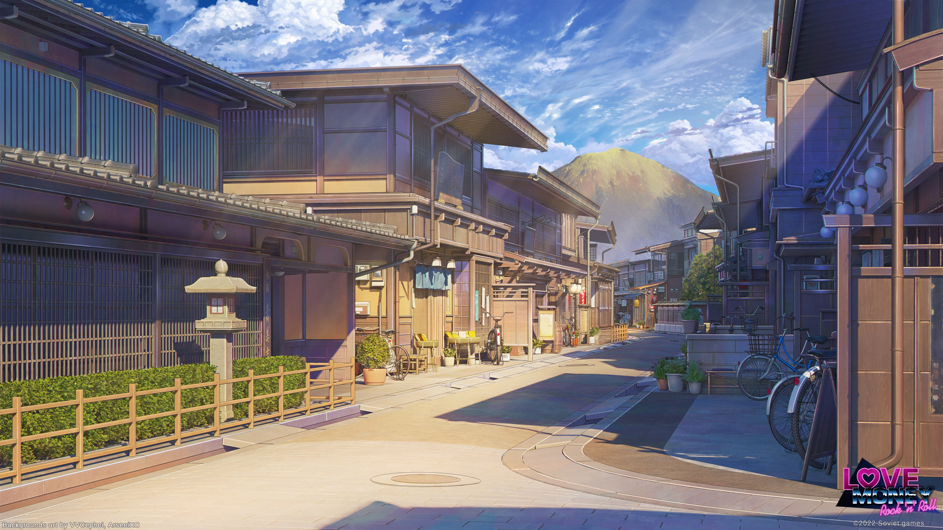 Small Japanese provincial town. by arsenixc on DeviantArt