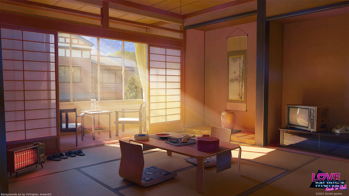 Ryokan Room Day by arsenixc on DeviantArt