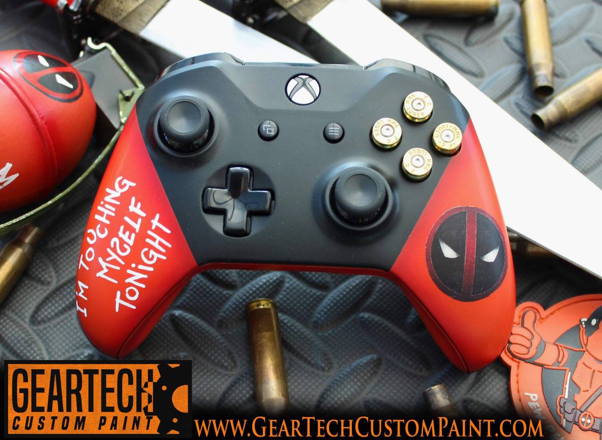 Custom Deadpool Xbox Controller by dog-green-1 on DeviantArt