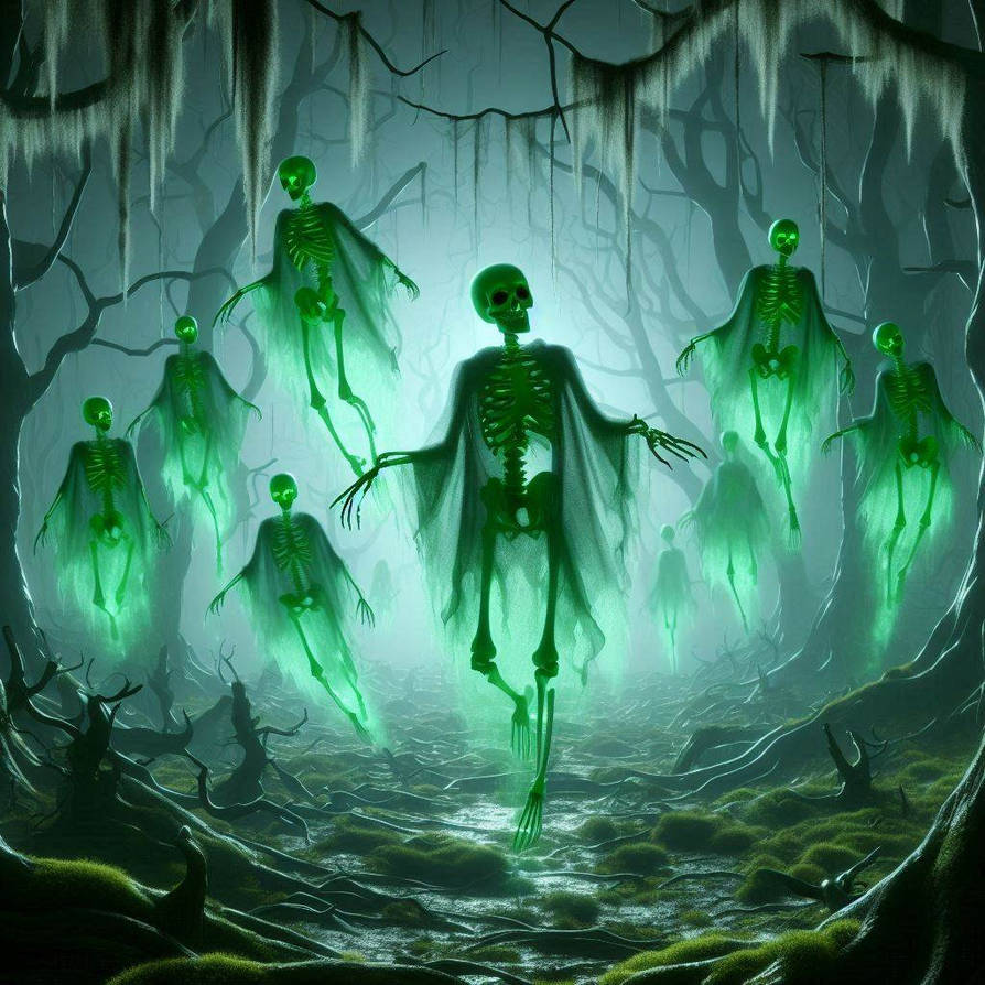 Scary Skeletons by Leppardra on DeviantArt