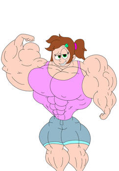 One Special Muscle Girl Name Shiyomi
