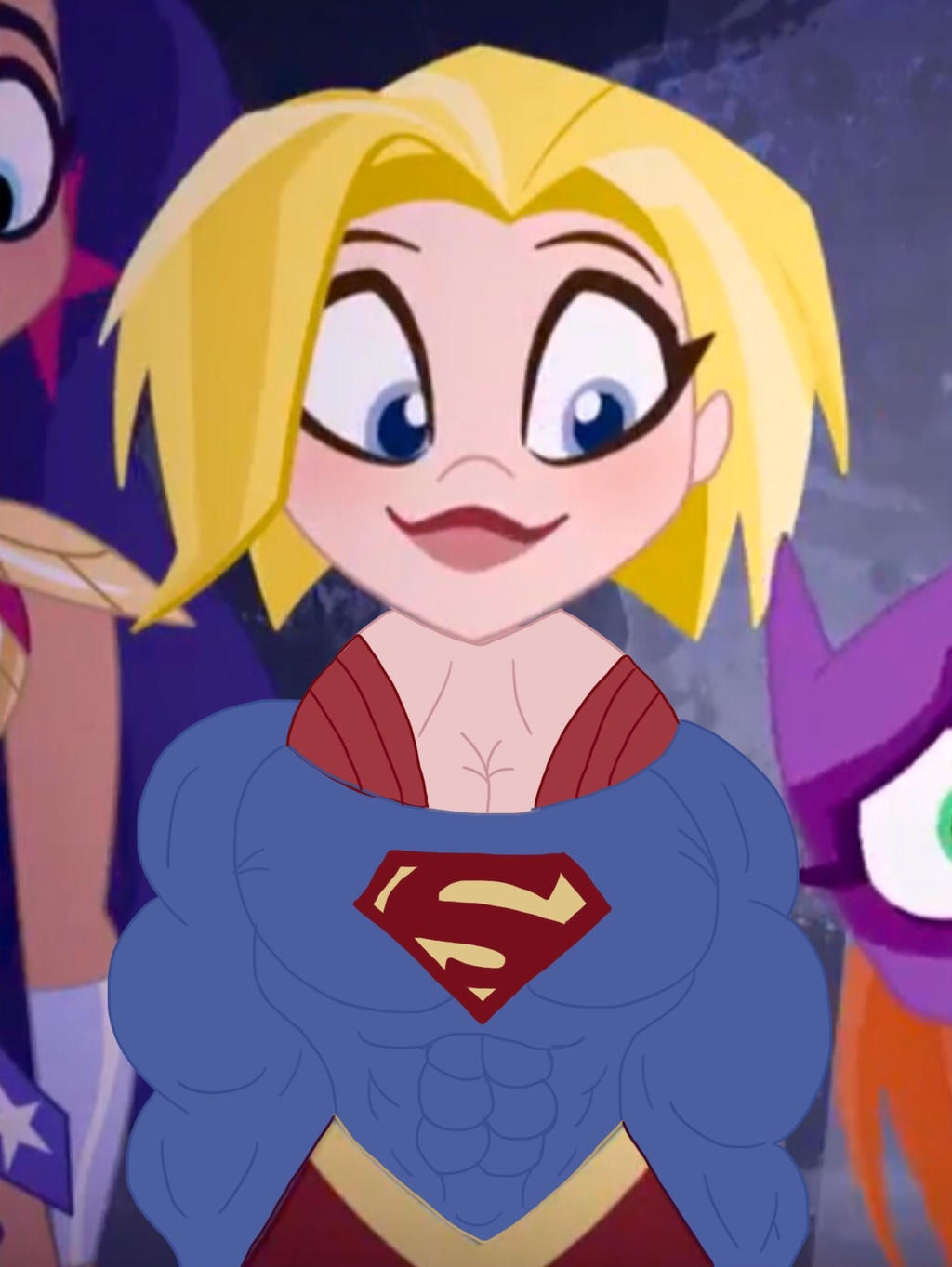 Supergirl New Look (Female Muscle Edit) by Ducklover4072 on DeviantArt