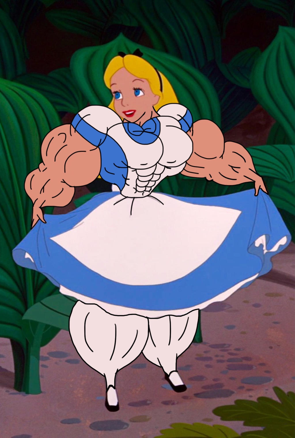 Another Alice Female Muscle Edit By Ducklover4072 On Deviantart Another Alice Female Muscle Edit By Ducklover4072 On Deviantart
