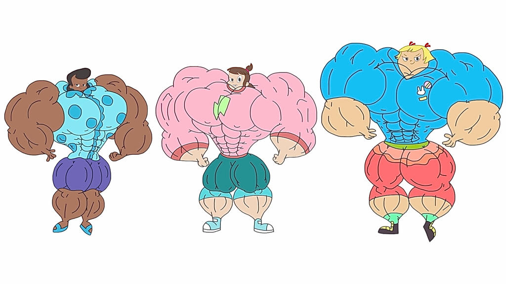 Uberbuffed Harvey Girls by Ducklover4072 on DeviantArt