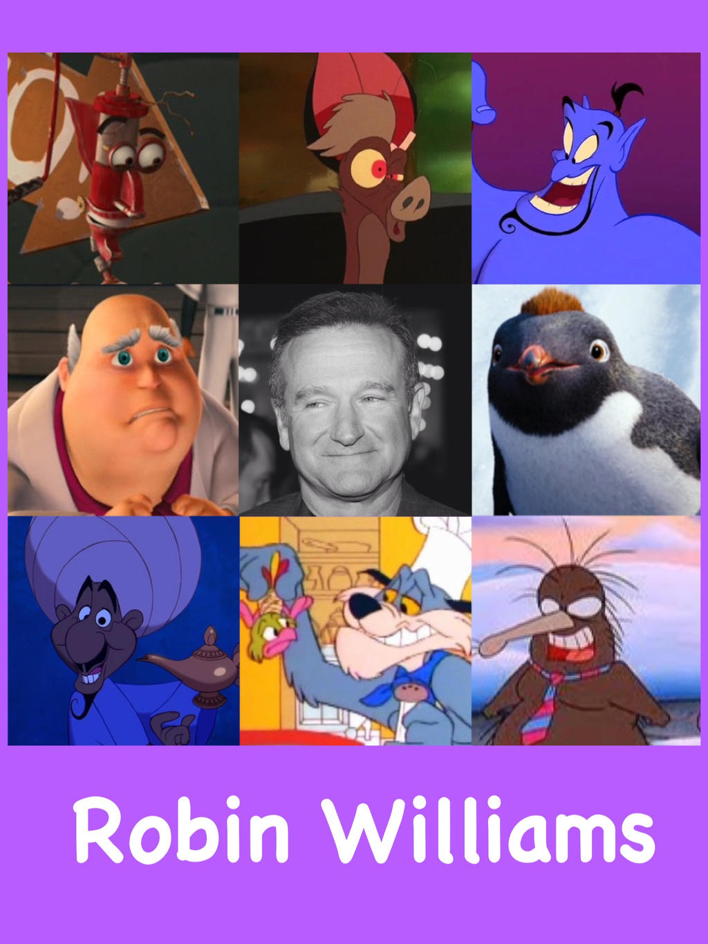 Robin Williams Voice Collage by Ducklover4072 on DeviantArt Robin Williams Voice Collage by Ducklover4072 on DeviantArt