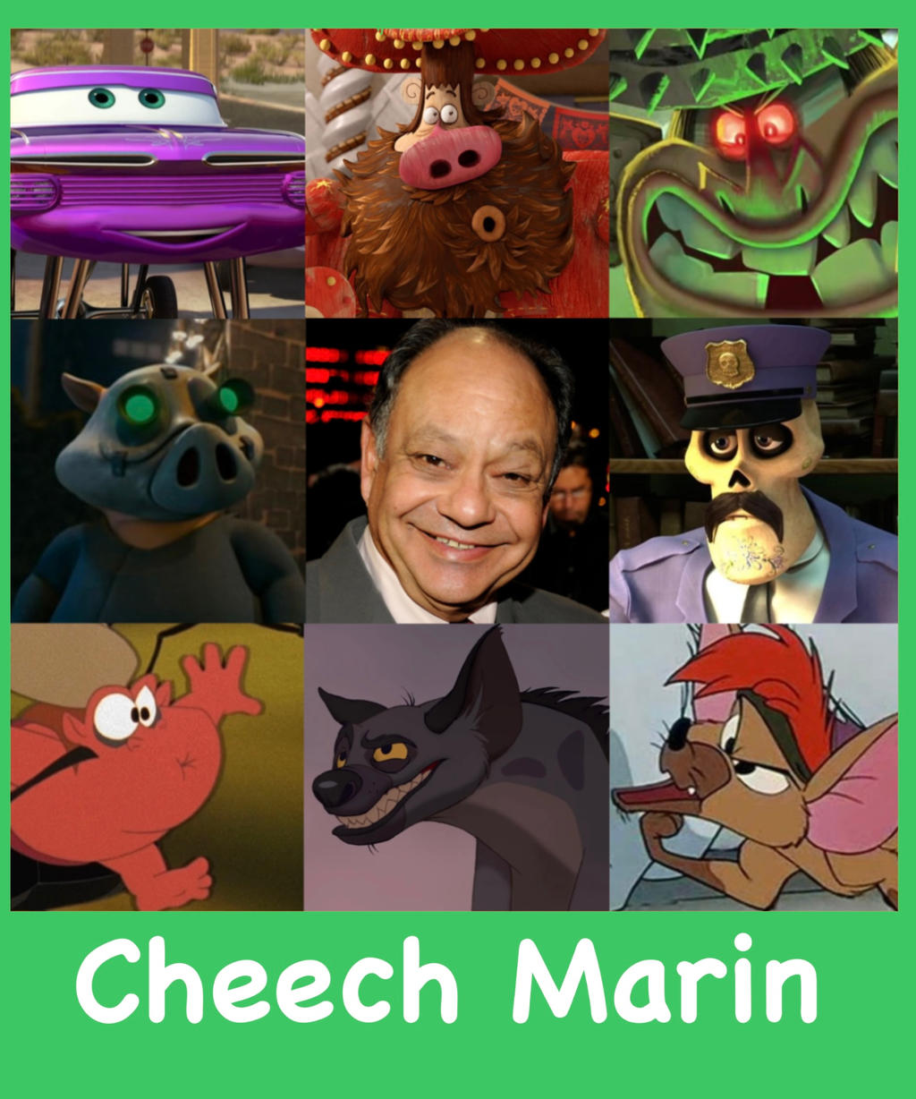 Cheech Character Cheech Marin Voice Collage by Ducklover4072 on DeviantArt