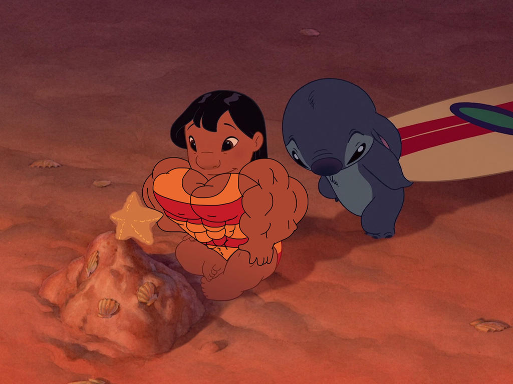 Buff Lilo Cute Lilo (Female Muscle Edit) by Ducklover4072 on DeviantArt