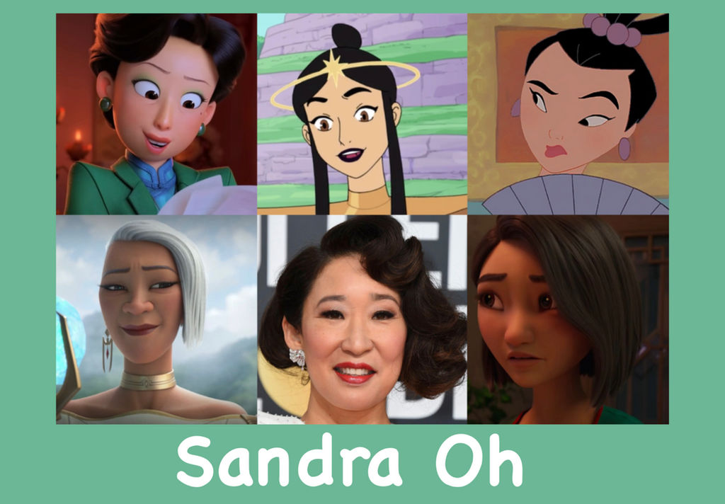 Sandra Oh Voice Collage by Ducklover4072 on DeviantArt