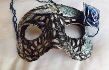 Blue Rose (ceramic mask)