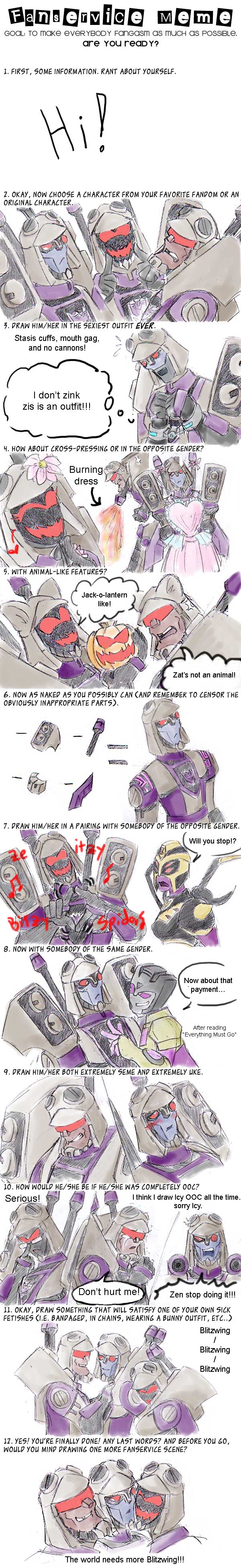 Fanservice Meme blitzwing