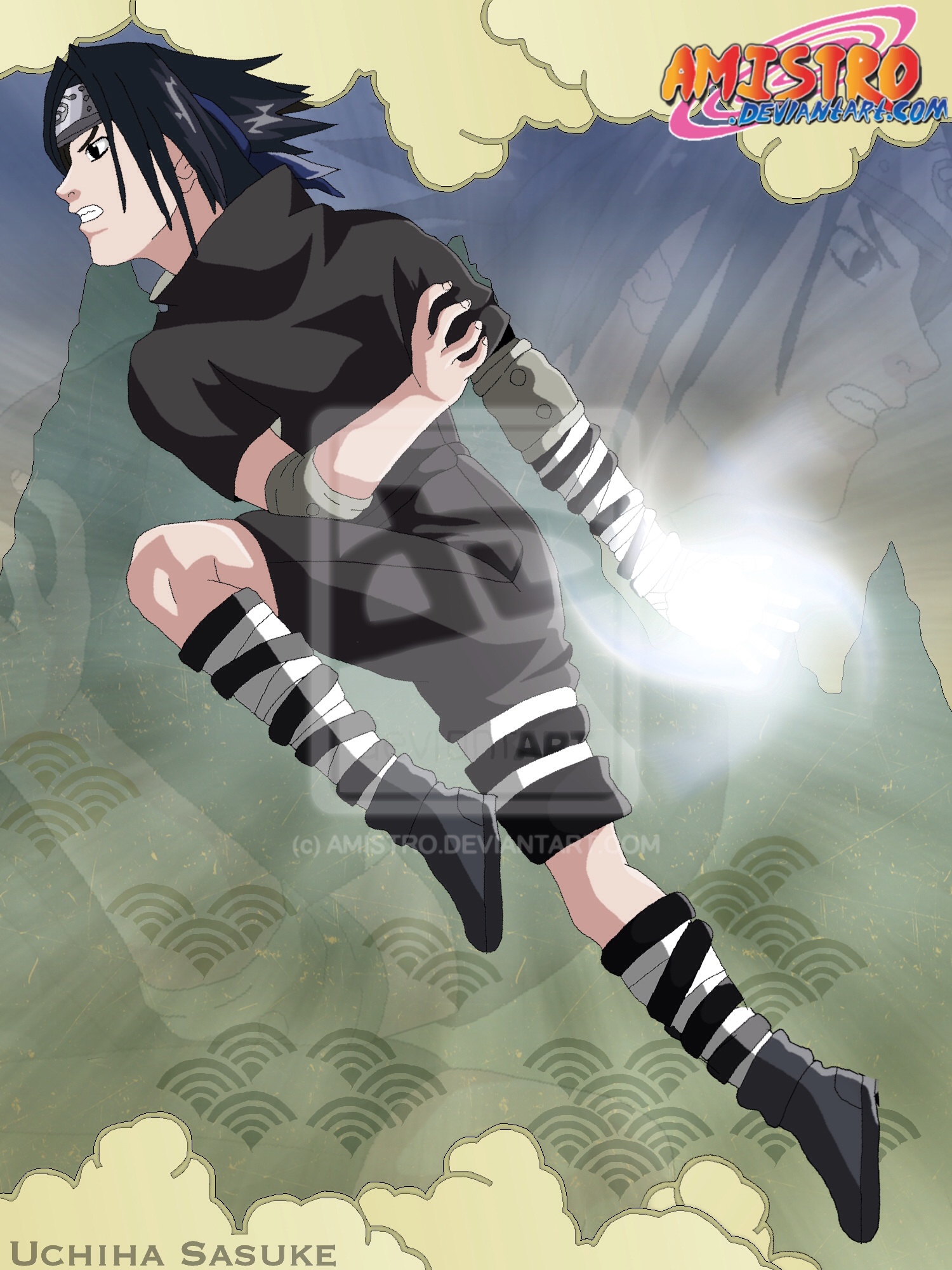 Uchiha Sasuke by Apostoll on deviantART