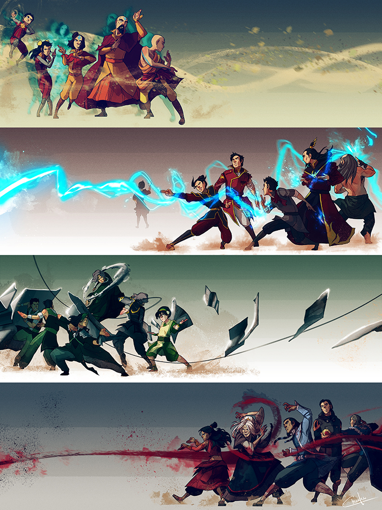 Elemental Masters by Ctreuse109 on DeviantArt