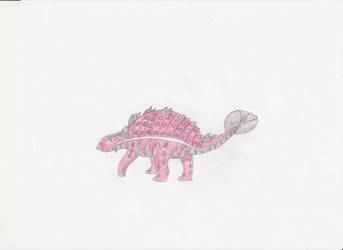 Ankylosaurus colored