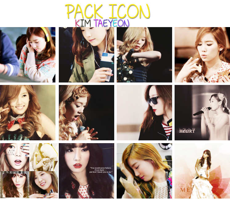 PACK ICON HPBD TAEYEON