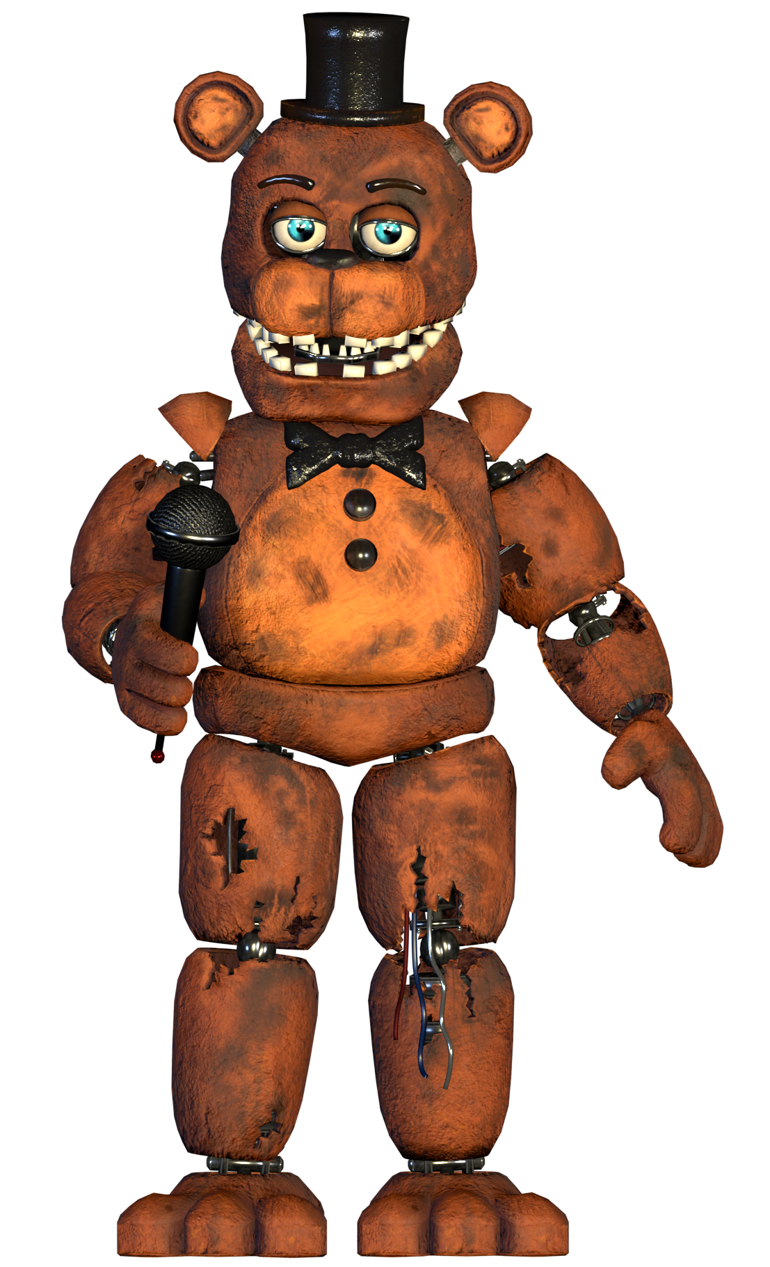 FNAF 1 Rockstar Freddy by Mariorainbow6 on DeviantArt