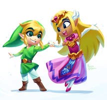 Zelda and Link!