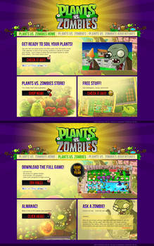 Plants vs. Zombies - Website
