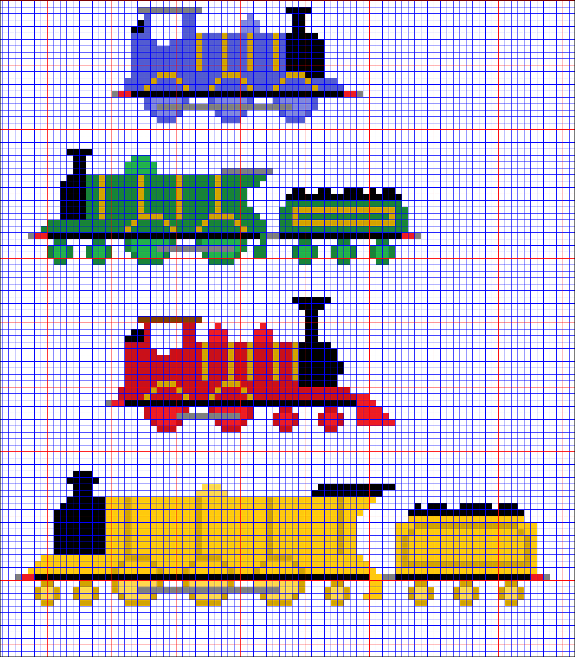 Cross Stitch Steam Train Templates