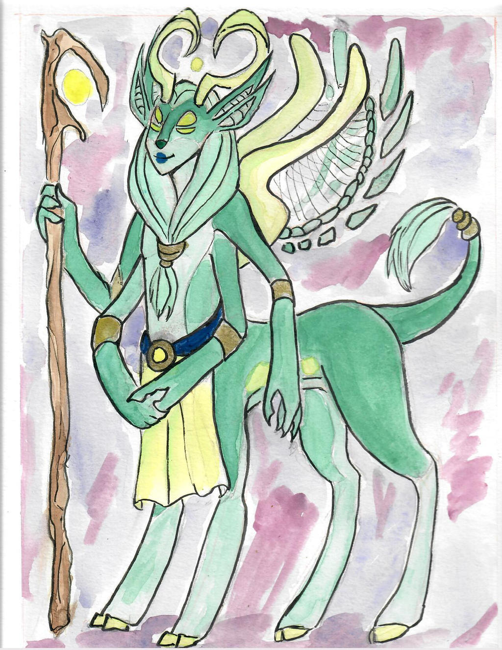 Centaur Animorph Cosmic Space Centaur Goddess by Jopale-Opal on DeviantArt