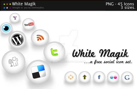 WHITE MAGIK - social icons