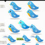 Cutielicious- 500+Twitter Bird