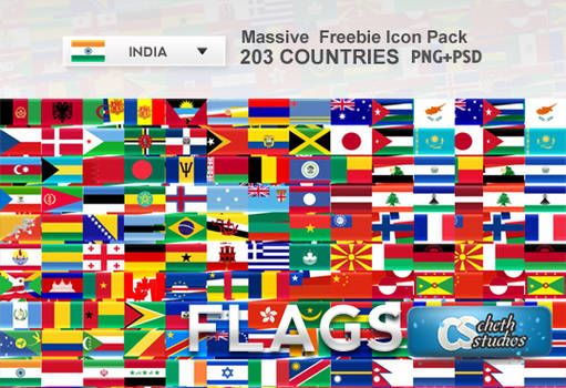 Country National Flags Icons