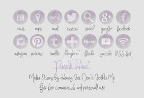 Purple Haze - media / web / blog icons