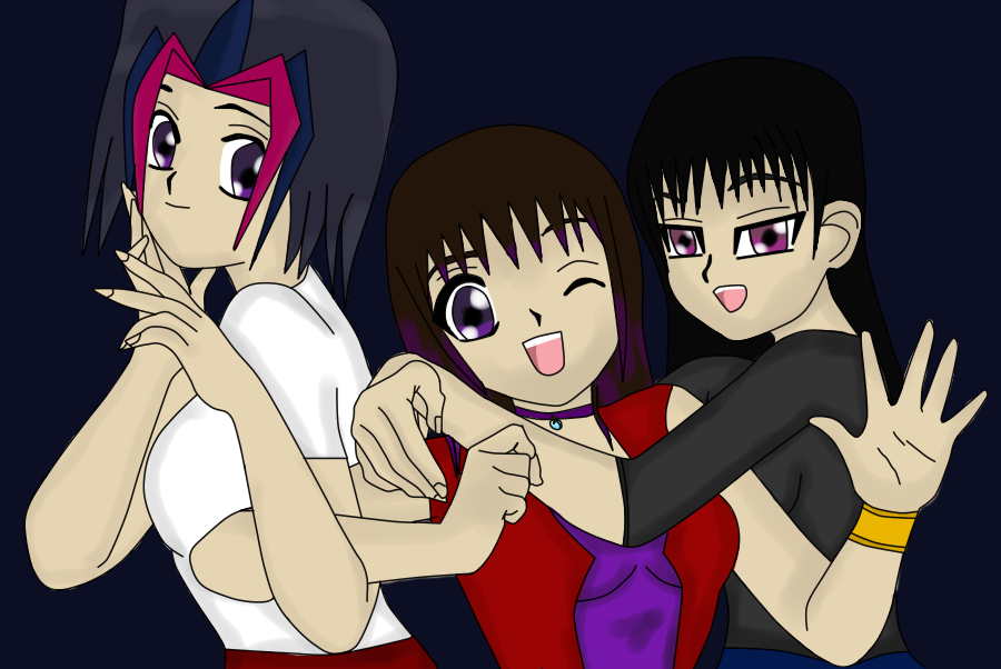 Femi, Britt and Umi colored