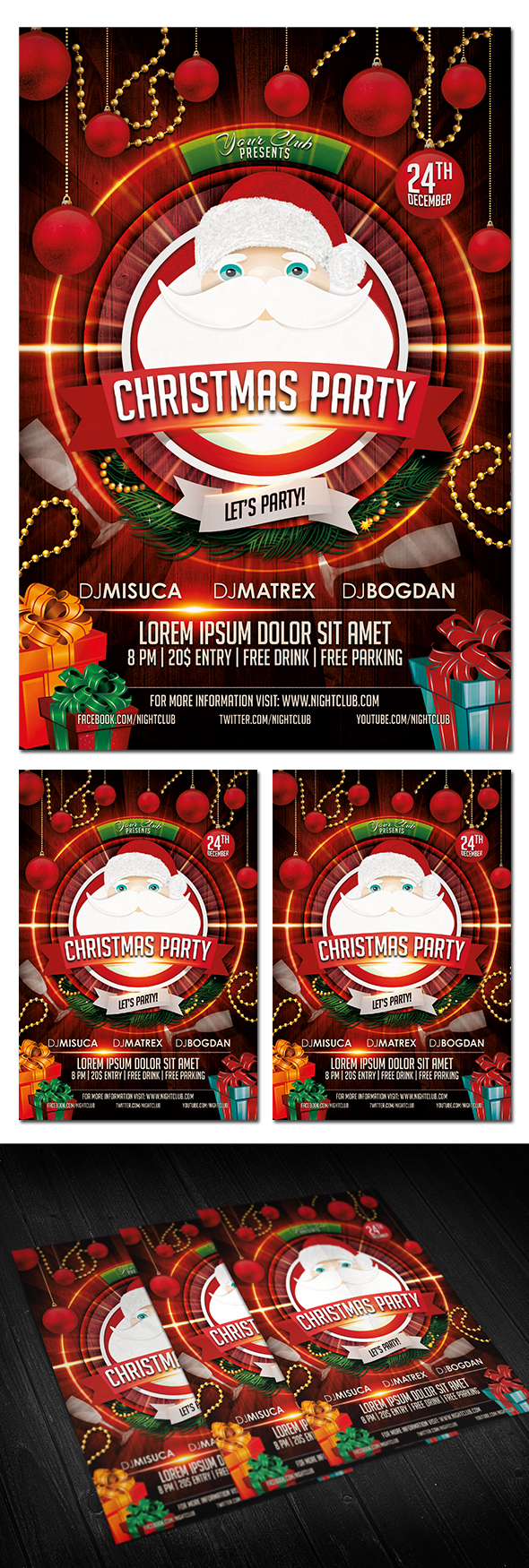 Christmas Party Flyer