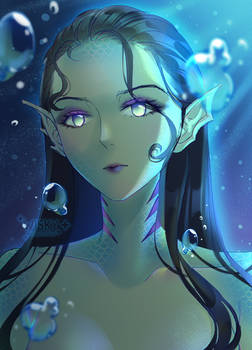 OC- Siren - Lady of undersea myth