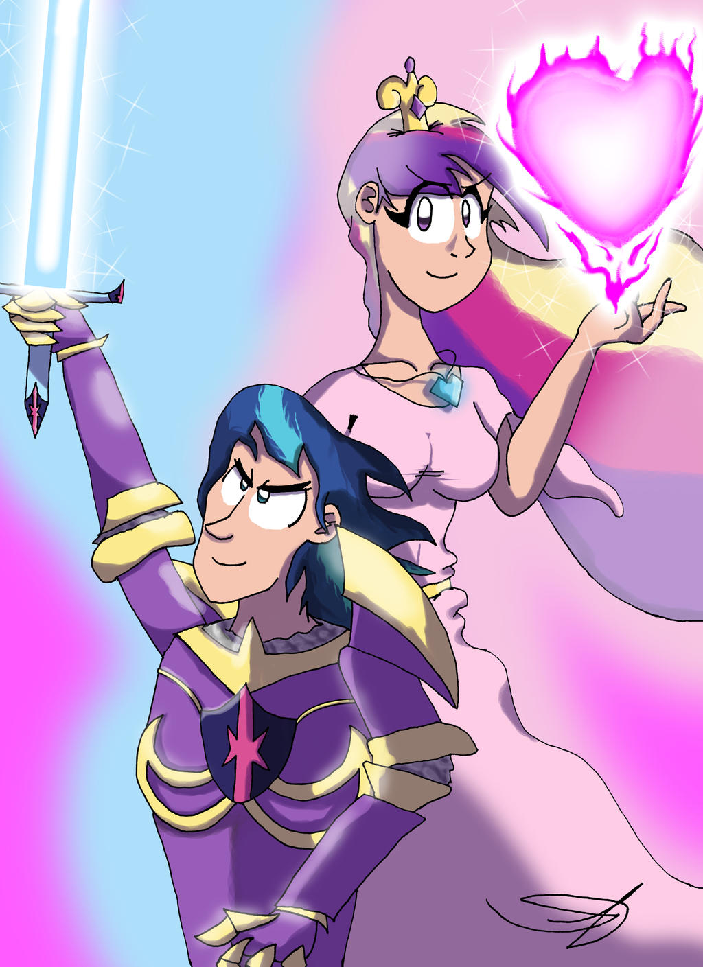 MLP - Shining Armor and Cadence