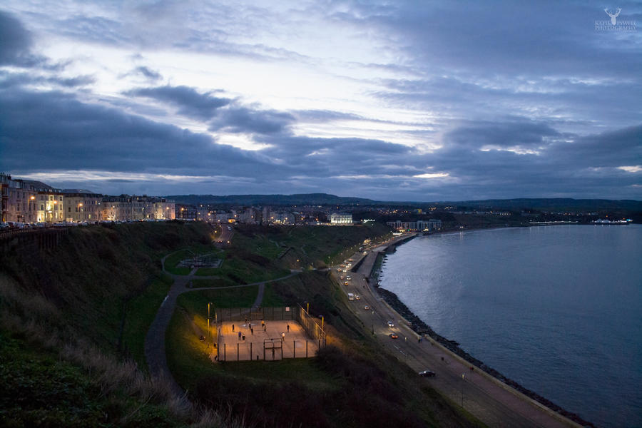 Scarborough At Sunset