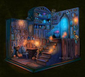 Witch's study