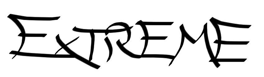 Cursive Letters Extreme Extreme calligraphy by fxroux on DeviantArt