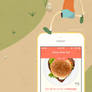 'Earn My Meal' iPhone App UI Design