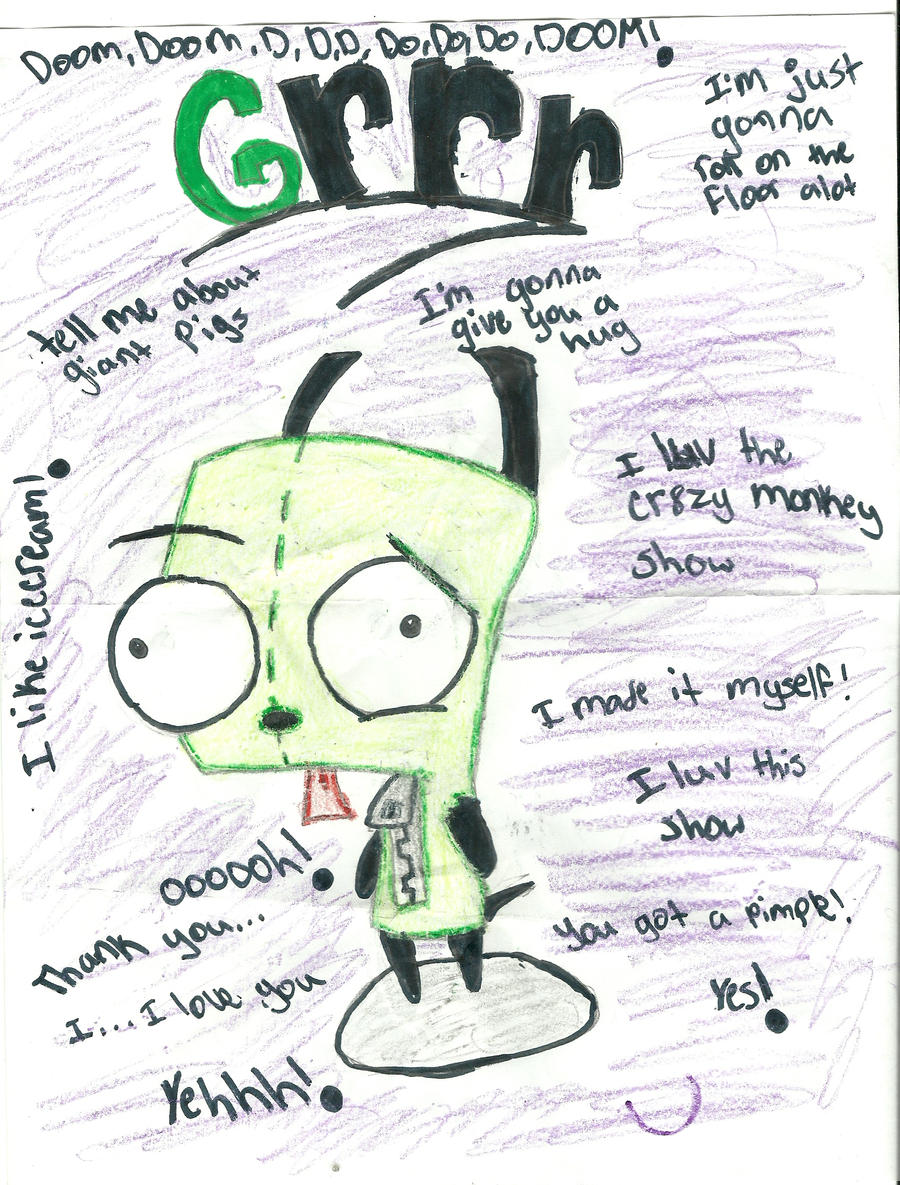 Grrr Invaders In Grrr from invader zim by yalixanime23 on DeviantArt