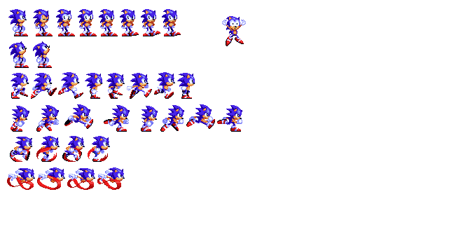 Sonic 1 Sprite Png - Sonic 2 Super Sonic Sprites, Transparent Png -  604x706(#6370316) - PngFind