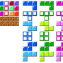 Tetris Blocks SMB Styled