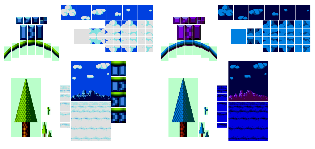 Sky High Zone Sprites