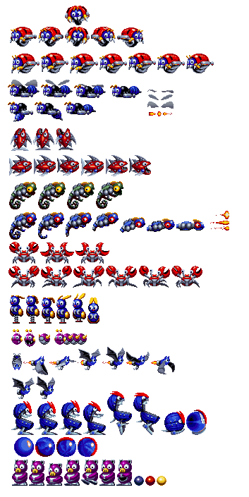 PC / Computer - Sonic Mania - Badniks (Plus) - The Spriters Resource