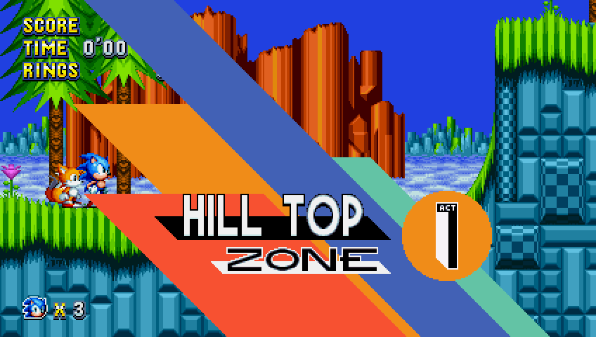 Sonic Mania Green Hill Zone Act 2 - Zipline Render by TBSF-YT on DeviantArt