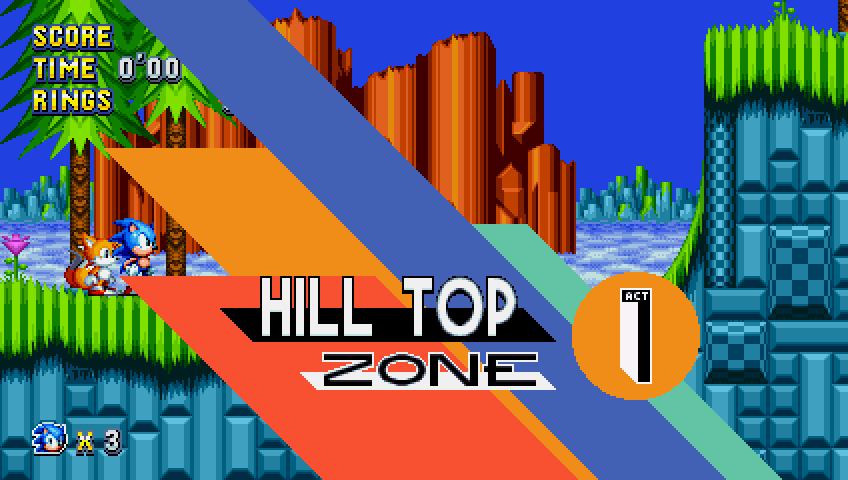 Green Hill Zone Act 2 Mockup by Alex13Art on DeviantArt