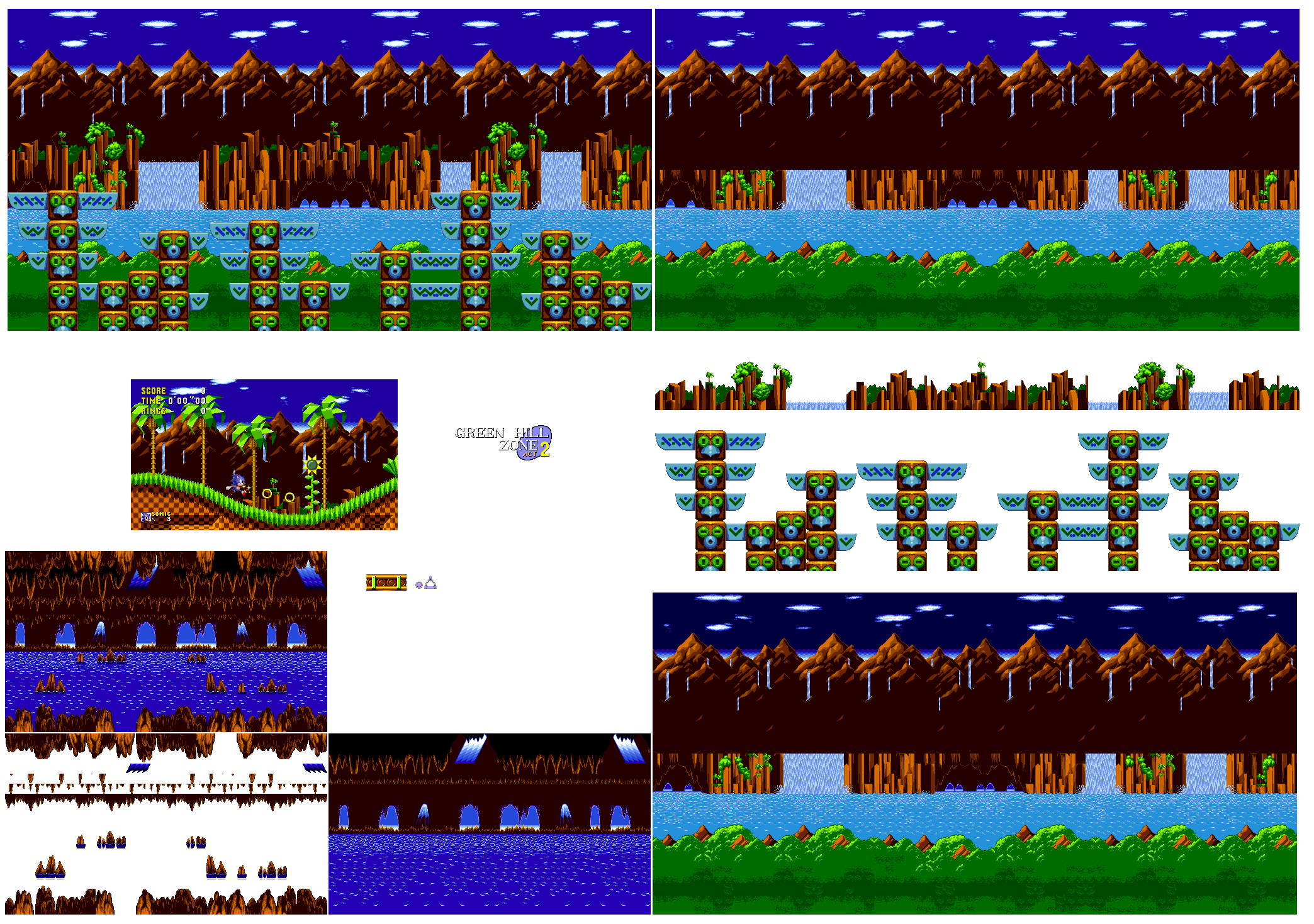 File:Neo Green Hill Act 2 Tile Sheet.png - Sonic Retro